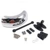 Modificação de motocicleta espelho retrovisor grande angular frontal de vento campo de visão amplo universal ponto cego panorâmico espelho refletor de 180 graus