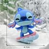 Nuevo Llavero Colgante de Goma Suave de Stitch Serie Stitch Parejas Mochila Escolar Adornos Colgantes Caja Ciega Agujero Muñeco Musical