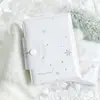 Bolsa de tarjetas de una pieza con diseño original de copo de nieve invernal mate, anti-doblez, para exhibición y almacenamiento de tarjetas Polaroid pequeñas de tres pulgadas Aidou