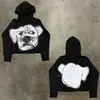 Sudadera con capucha para hombre Y2K Harajuku Hip Hop Estampado Gráfico de Dibujos Animados Pullover Moda Casual Holgada Sudaderas Hombre