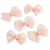 Accesorios de lazo de hilo brillante de color macarrón para decoración de zapatos y sombreros, accesorios para el cabello DIY hechos a mano y accesorios de material