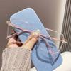 Óculos transparentes para miopia femininos estilo coreano óculos da moda com graus armação de óculos de celebridade da internet estilo ins armação grande simples emagrecedora simples