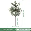 Adornos Navideños de Vegetación Artificial Transfronteriza, Hojas de Pino y Ciprés, Decoración para el Hogar, Arreglo de Ambiente Festivo, Flores Artificiales al por Mayor