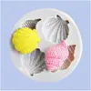 Molde de Silicona de Concha y Estrella de Mar para Fondant, Decoración de Pastel con Temática Oceánica, Chocolate, Molde para Gomitas