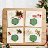 Adesivo de carimbo de cera de vedação verde pinho Série de Natal adesivo de selo para decoração de envelope convite garrafa de vinho presente