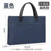 Bolsa de Negocios para Computadora de Tela Oxford con Logo Impreso de Gran Capacidad Bolso de Mensajero Maletín Bolsa para Documentos de Conferencia Bolsa Impermeable para Documentos