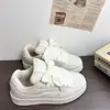 Zapatos Beige de Pan para Mujer Tendencia Ins 2025 Otoño Nueva Moda Versátiles Zapatillas Deportivas y de Ocio