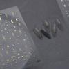 Pegatinas de Uñas Vintage al por Mayor Forma de Cruz Estilo Buccellati Lámina Dorada y Plateada Pegatinas 3D para Uñas Decoraciones para Uñas