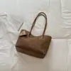 Bolsa Tote Casual Simple Ruien 2026 Nueva Gran Capacidad para Viajes Estilo Coreano Moda Tendencia Retro Bolso de Hombro