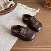 Mocasines Retro para Mujer 2026 Nuevo Estilo Primavera y Otoño Súper Bonitos Súper Populares Estilo Británico Zapatos Pequeños de Piel Zapatos de un Solo Color Zapatos Mary Jane