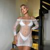 Uniformes Europeus e Americanos Sexy Ultra-curtos Lingerie Pura Tentação Sexual Feminina Cross-border Bolsa Paixão Saia de Quadril Vestido Spice Girl para Boate