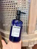 Nova garrafa plástica azul safira Klein de alto valor de cor 500ml tipo pump para óleo essencial shampoo com pele oleosa