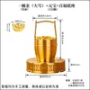 Tendencia de Tiktok Latón Atrae Fortuna Cubo de Oro Adorno Metal Dorado Chapado Lingote Pequeña Barra de Oro Latón Cubo de Agua Cobre Adorno