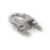 Abrazadera de Cable de Acero Inoxidable 304 Abrazadera en U Hebilla de Bloqueo Sujeción de Alta Resistencia Pinza Doble Abrazadera de Acero Inoxidable