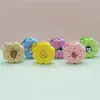 Bolsa de Silicone com Furo Estilo Desenho Animado Mini Carteira de Moedas Bolsa de Cosméticos DIY Bolsa para Fones de Ouvido Pingente de Chaveiro Presente