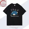 Merchandising de Pokémon Colaboración con Kirby Camiseta de Algodón de Manga Corta de Dibujos Animados Ropa de Verano para Estudiantes