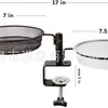 Alimentador de Pássaros Amazon para Jardim Externo Pendurado Bacia de Banho para Pássaros Metal Ferro Forjado Comida para Pássaros Liga de Artesanato