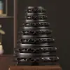 Bandeja para Macetas, Adornos para Suculentas, Base de Estatua de Buda de Piedra Antigua, Bandeja para Tetera, Bandeja para Jarrón, Soporte de Flores Artesanal
