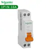 Interruptor automático Schneider serie E9 interruptor automático miniatura pequeño doméstico abierto al aire con protección contra fugas protección contra sobretensión y subtensión