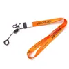 Lanyard transferência térmica impressão logotipo padrão corda personalizada duas fivelas dois-em-um Multi-função sling telefone móvel cigarro Corda de haste