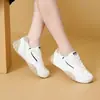 Sapatos Femininos Casuais da Moda Nova Primavera/Outono 2026, Bico Redondo, Boca Rasa, Bloco de Cores, Sola Grossa, Sapatilhas Confortáveis, Transfronteiriço