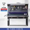 Bancada de trabalho de aço inoxidável de alta resistência, mesa de reparo para mecânicos de oficina, bancada de montagem experimental