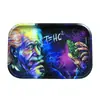Suministro Directo Transfronterizo 28*18cm Bandeja para Cigarrillos de Hojalata, Bandeja para Cigarrillos de Tamaño Mediano, Bandeja de Hierro Metálico para Manejo de Tabaco