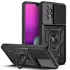 Capa de celular tipo janela deslizante shunjia para Samsung Galaxy A33 5G 2022 capa protetora tipo armadura Samsung resistente a quedas