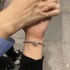Pulsera estudiante Lazo Plata Campana pulsera de novias dulce fresca pulsera de estudiante regalo Princesa fugada