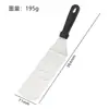 Set de Herramientas de Pala Sartén Espátula para Hornear Cocina Hogar Acero Inoxidable Espátula para Barbacoa Utensilios de Cocina Bistec Teppanyaki