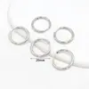 Brincos de Ouro Real 18K que Preservam a Cor Brincos Brincos Bobina 20mm Círculo Fivela de Orelha DIY Acessórios de Joia Atacado A69