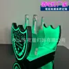 Letrero de mano luminoso feliz cumpleaños Pantalla LED Letrero de valla Letrero de letra Bar KTV Atrezzo de ambiente Personalización
