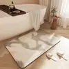 Alfombrilla de suelo simple de tierra de diatomeas, Alfombrilla de suelo para baño, Absorbente de agua, Antideslizante, Secado rápido, Decoración de entrada, Resistente a las manchas, Resistente al desgaste, Alfombrilla de suelo al por mayor
