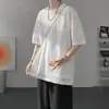 Camiseta Oversize de Tela Delgada con Mangas Cortas y Diseño Hueco Tendencia para Niños Top de Media Manga de Alta Calidad para Verano Estilo Elegante