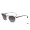 Óculos da Amazon mais vendidos, estilosos, estilo de rua, luxo leve, óculos de sol retrô simples e da moda, óculos de sol de acetato da moda transfronteiriços