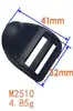 Mercadorias de fábrica fivela de olho fivela trapezoidal curva ajuste de alça de mochila fivela de quatro barras fivela de escada plana fivela de ajuste de plástico