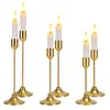 Candelabros de Estilo Europeo, Decoraciones de Mesa para Cena a la Luz de Velas en Restaurantes Occidentales, Portavelas, Portavelas para Salones de Banquetes de Bodas en Hoteles