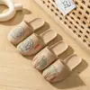 Zapatillas chinas de primavera y verano, todo lino, para interior, mujer, antideslizantes, de verano, para oficina, pareja, sandalias de suelo para hombre