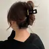 Horquillas para el pelo grandes negras de otoño e invierno para mujer, pinzas para la nuca con forma de tiburón, pinzas para el pelo de alta gama 2022