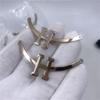 Yiwu molde abierto pulsera H personalizada joyería pulsera colgante con agujero cadena cosida usable material de joyería accesorios DIY