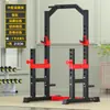 Rack para Press de Banca con Barra Hombres Rack para Sentadillas Casero Marco Multifuncional Rack de Potencia Equipo de Fitness Rack para Dominadas