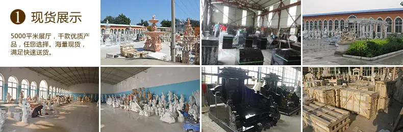 曲阳石雕墓碑石碑工厂 现货展厅.jpg