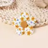 Versão Coreana de Sacos de Roupa Fofos Estampados com Flores Preenchidos com Algodão Multicor Acessórios Decorativos Semi-Acabados DIY Acessórios Atacado