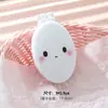 Pente de Massagem Dobrável com Desenho Fofo e Expressão, Compacto e Conveniente, Pente de Massagem Feminino, Pente com Espelho, Pente Tudo-em-Um