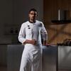 Uniformes de Chef, Uniformes de Hotel para Hombres y Mujeres, Catering Otoño e Invierno de Manga Larga para Chefs, Transpirables, Gama Alta, Cocina de Gama Alta