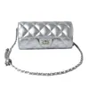 Moda primavera y verano Bolso pequeño cilíndrico con cadena estilo Chanel para mujer, nuevo modelo 2026, color sólido, nicho, bolso cruzado ligero