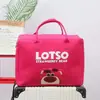 Venta al por mayor de fábrica Bolsa de Viaje de Fieltro de Dibujos Animados de Gran Capacidad Portátil para Estudiantes Bolsa de Almacenamiento para Maquillaje Bolsa de Fieltro para Viajes Cortos
