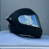 Casco Abierto de Motocicleta Ff Casco de Motocicleta de Media Temporada con Doble Lente Casco Integral de Motocicleta para Hombre y Mujer Vehículo Eléctrico