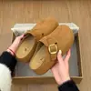 Venta Caliente Birkenstock Medias Zapatillas para Mujer Primavera y Otoño 2026 Nuevo Estilo Zapatillas de Exterior Semi-Cubiertas Zapatos Birkenstock de Suela Gruesa Estilo Francés