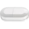 Caja de almacenamiento portátil para medicamentos de viaje, venta al por mayor, con portaobjetos, para una semana, a prueba de humedad, cortador de medicamentos y divisor de pastillas.